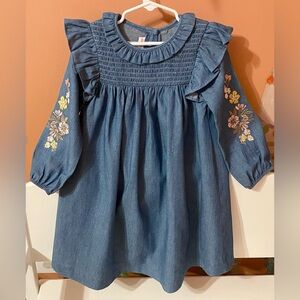 Bonnie Jean Denim colored Dress Sz 4